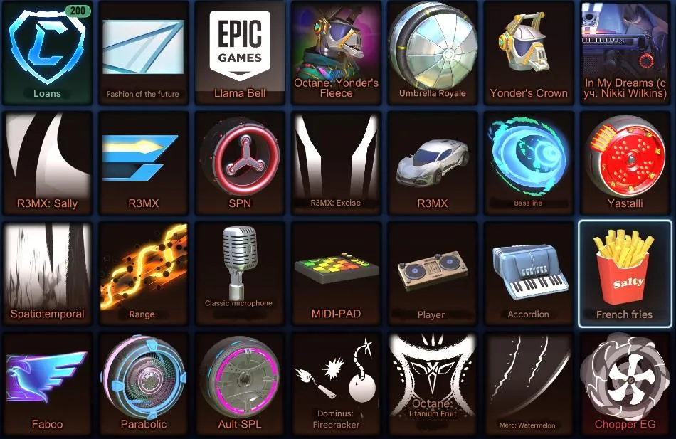 RL1019 R3MX Bundle R3MX Exender 200 Credits Level 22 Moonpaw Solar Eclipse + Full Inventory 